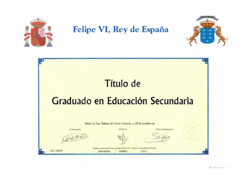 comprar titulo ESO en españa